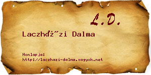 Laczházi Dalma névjegykártya